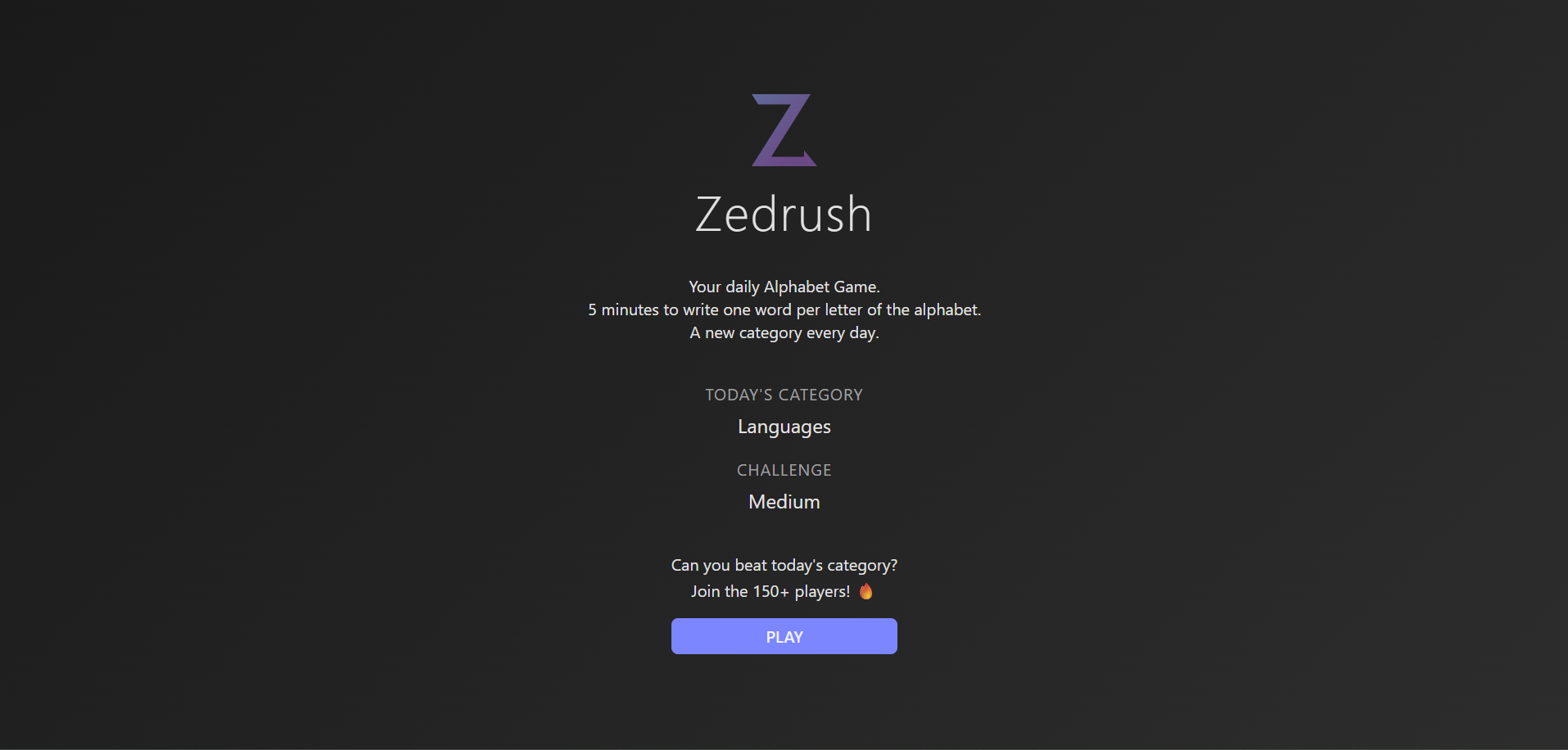 Zedrush screenshot